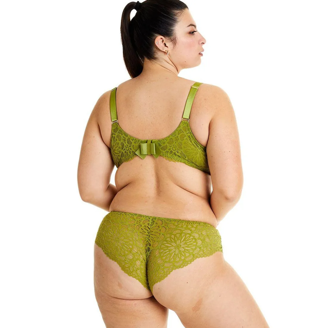Soutien-gorge à armatures vert Fougère