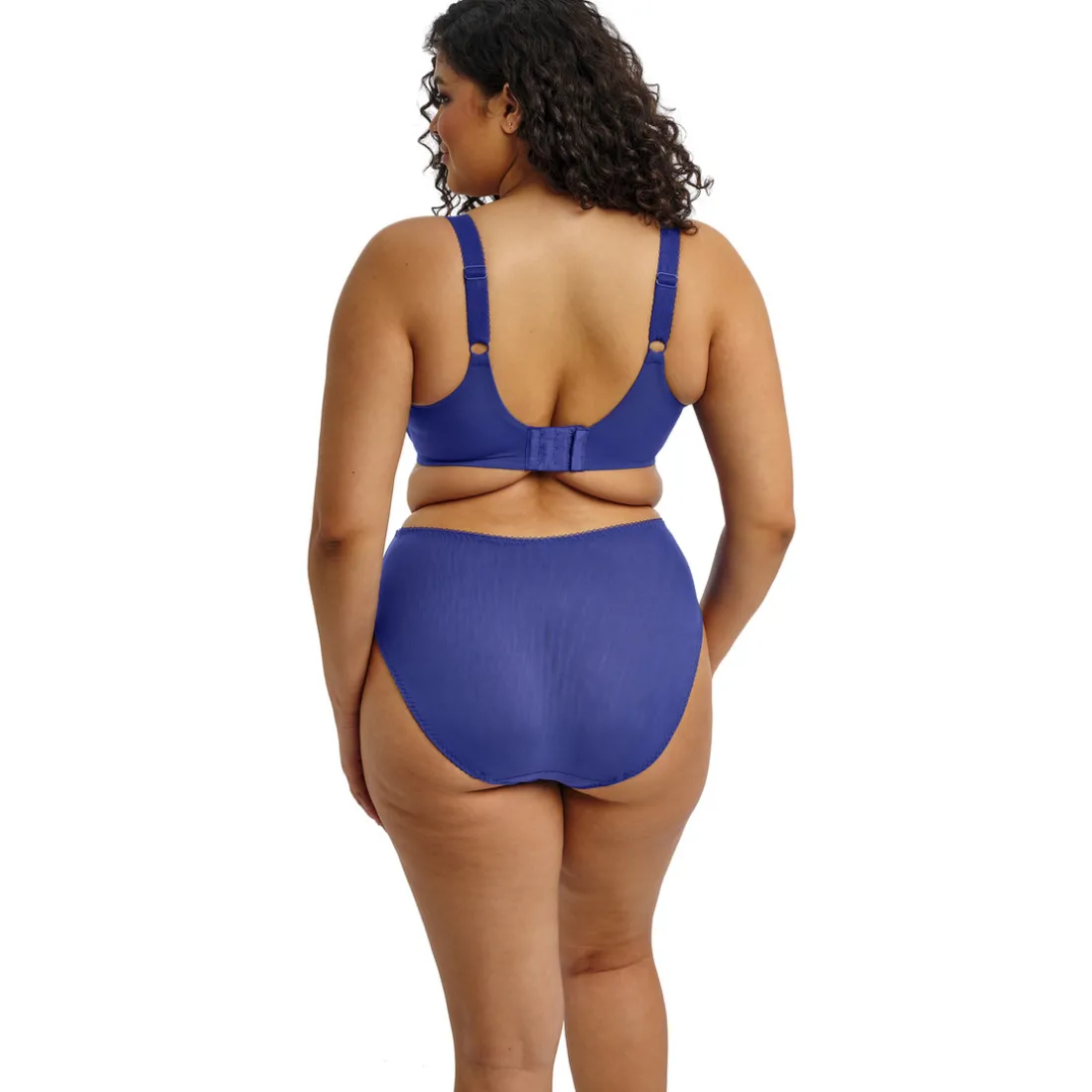 Soutien-gorge à basque stretch Bleu
