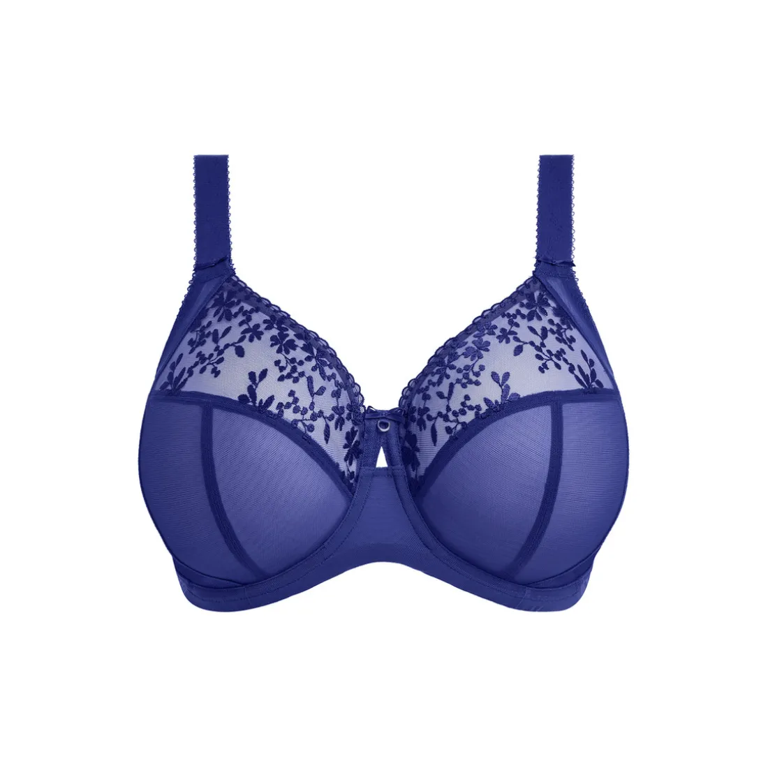 Soutien-gorge à basque stretch Bleu