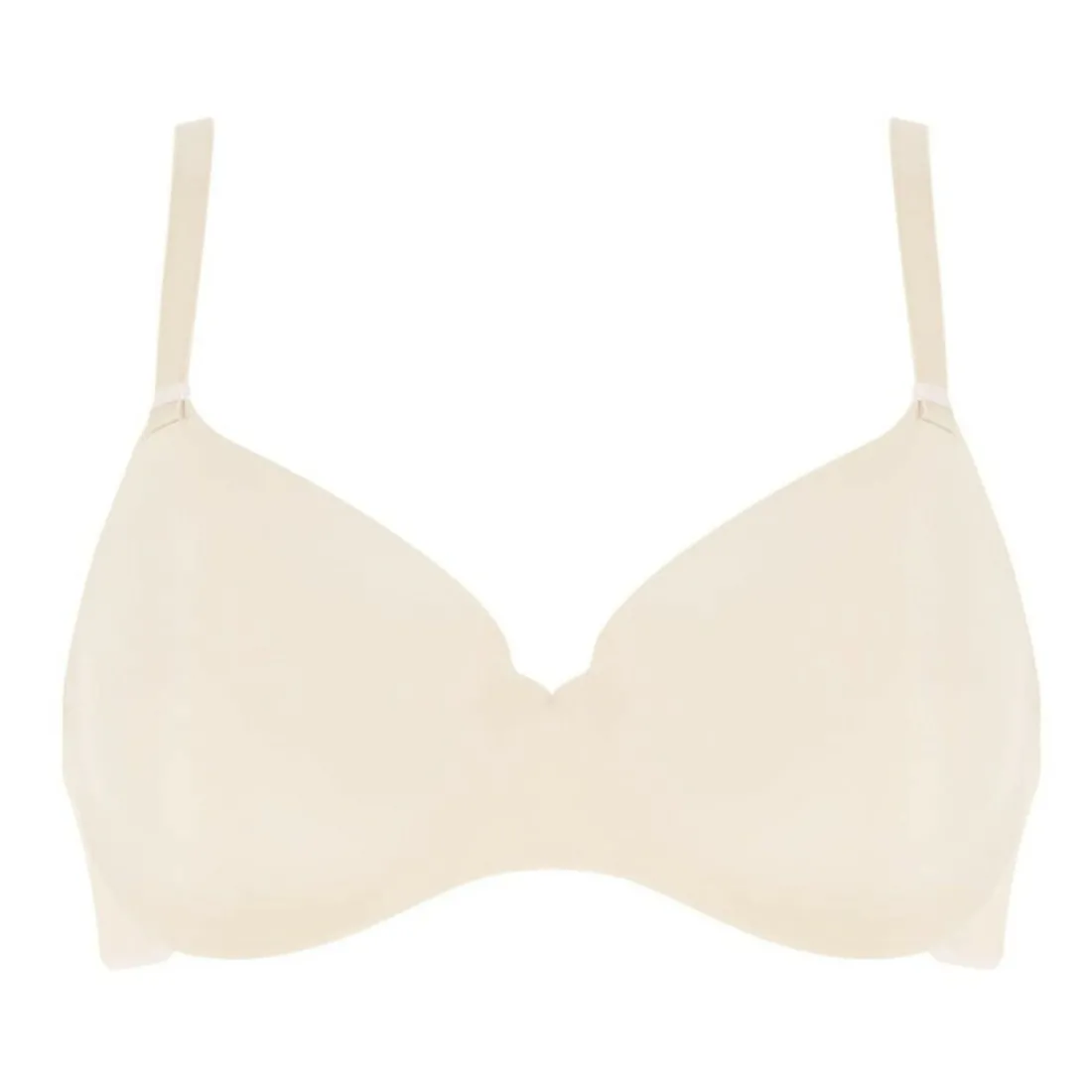 Soutien-gorge à coques beige