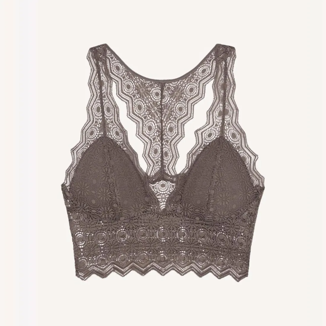 Soutien-gorge à coques fines sans armatures - Gris
