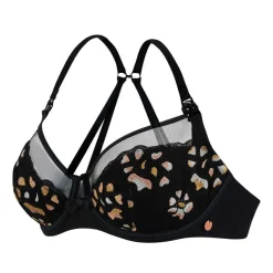 Soutien-gorge allaitement armatures noir Cache Coeur Lingerie