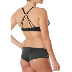 Soutien-gorge allaitement armatures noir Cache Coeur Lingerie