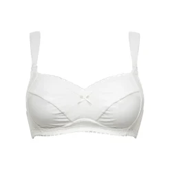 Soutien-gorge allaitement sans armatures ivoire Sans Complexe Maternité en coton