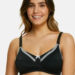 Soutien-gorge allaitement sans armatures noir Sans Complexe Maternité