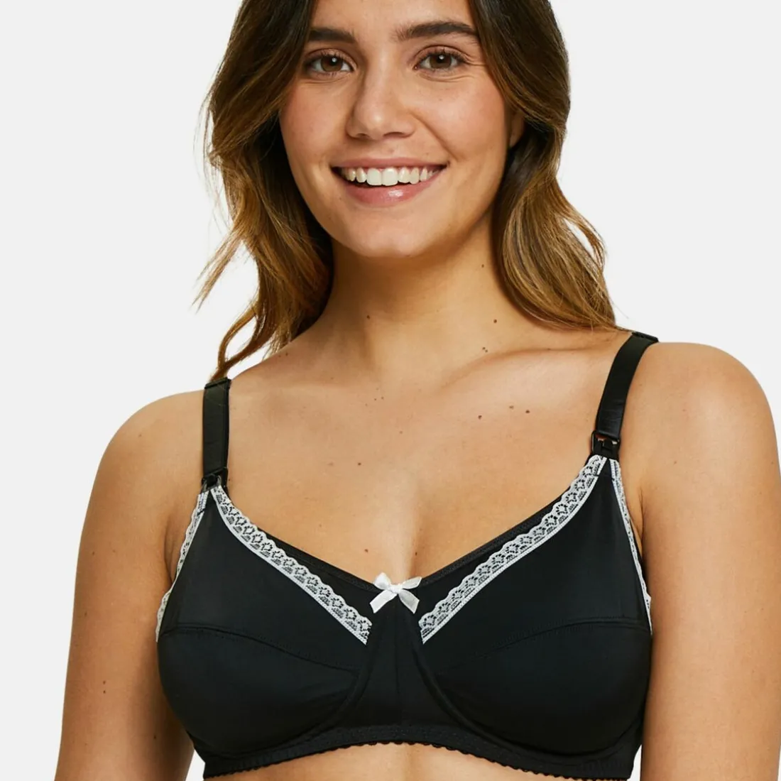 Soutien-gorge allaitement sans armatures noir Sans Complexe Maternité