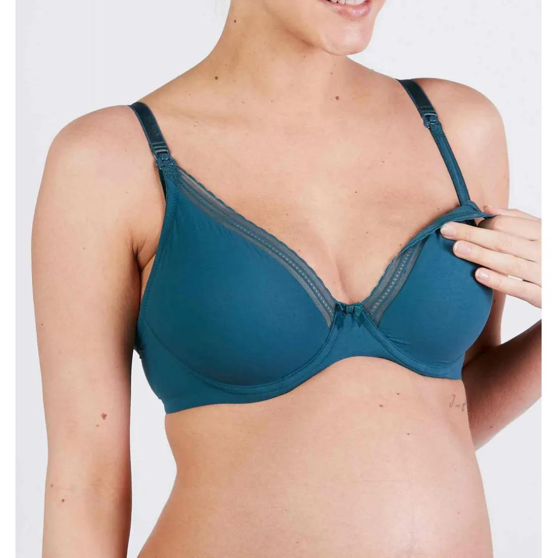 Soutien-gorge allaitement armatures vert Cache-Cœur Lingerie en viscose