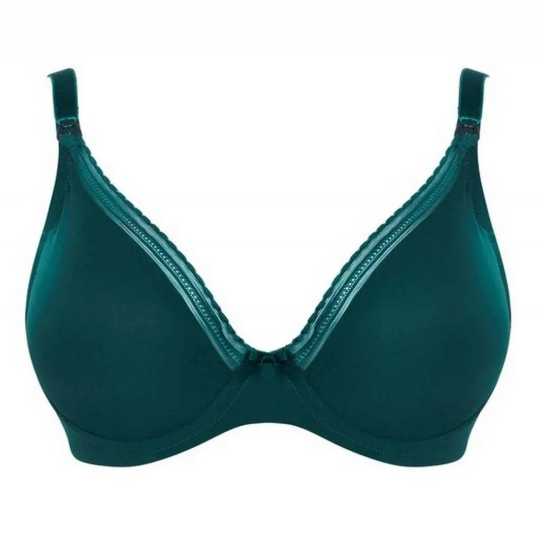 Soutien-gorge allaitement armatures vert Cache-Cœur Lingerie en viscose