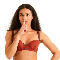 Soutien-gorge ampliforme - marron