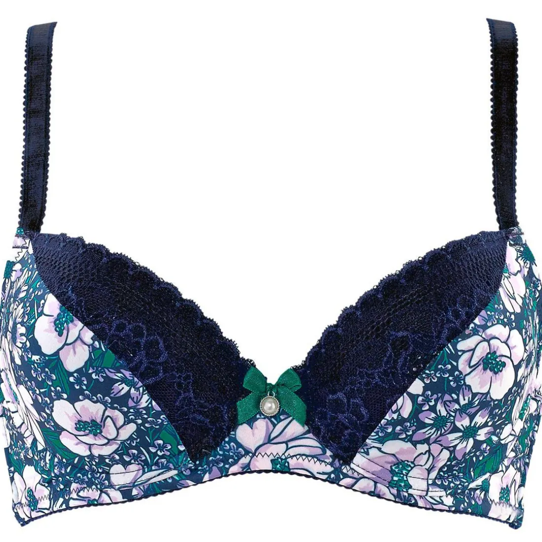 Soutien-gorge ampliforme à coque moulée - Indigo