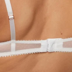 Soutien-gorge ampliforme coque moulée blanc Frenchy