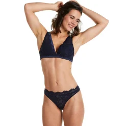 Soutien-gorge ampliforme coque moulée bleu marine