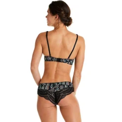 Soutien-gorge ampliforme coque moulée noir Ivresse