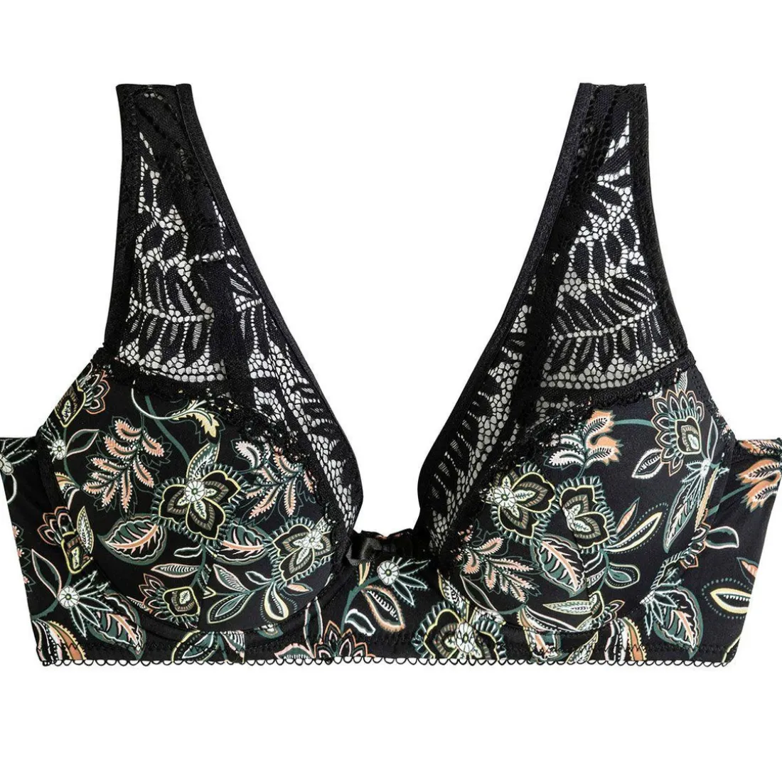 Soutien-gorge ampliforme coque moulée noir Ivresse