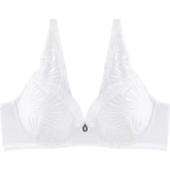 Soutien-gorge ampliforme coque moulée blanc