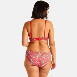 Soutien-gorge ampliforme coque moulée rouge Rouge
