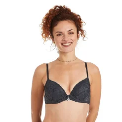 Soutien-gorge ampliforme coque moulée gris Tarot
