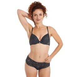 Soutien-gorge ampliforme coque moulée gris Tarot