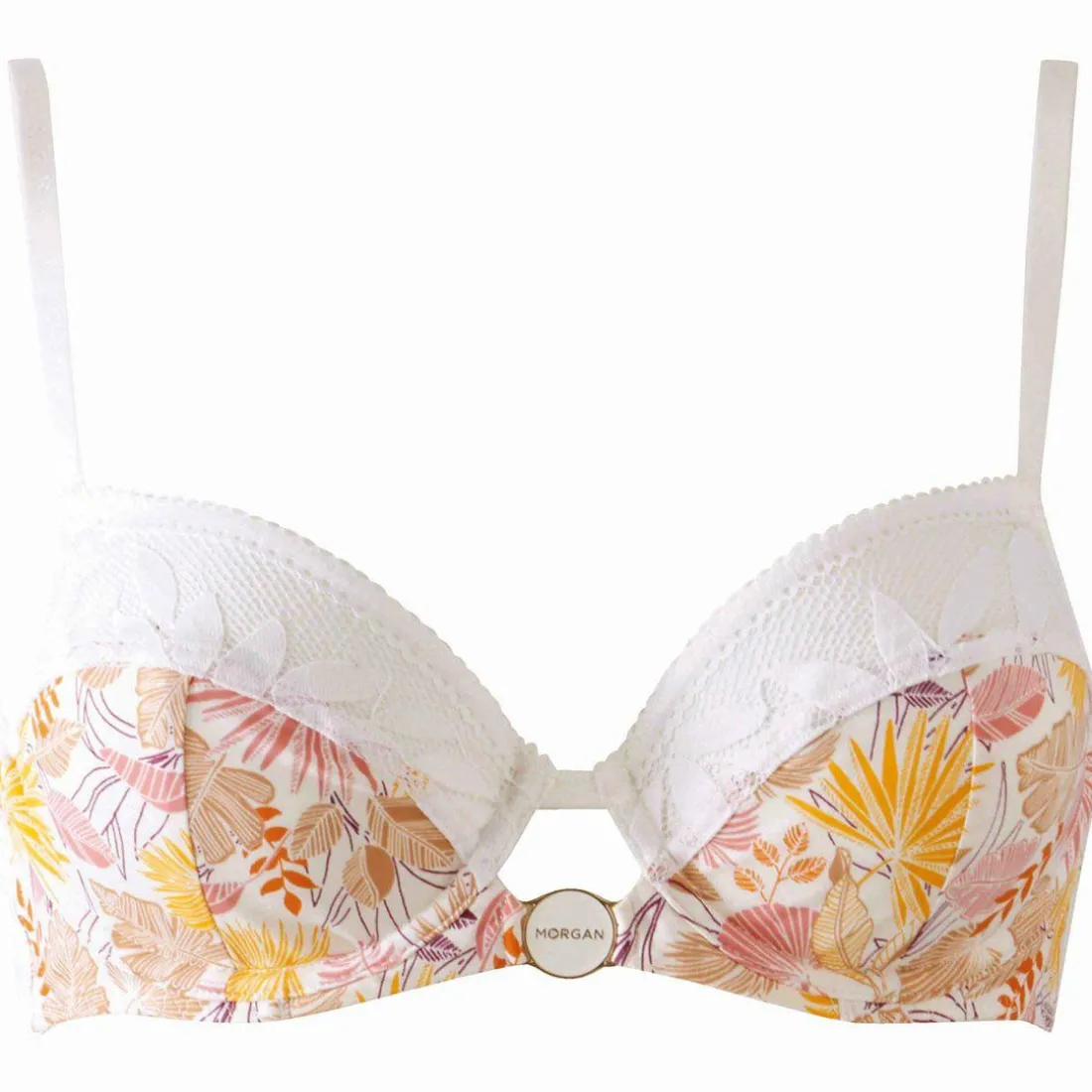 Soutien-gorge ampliforme coque moulée ivoire Anais