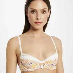 Soutien-gorge ampliforme coque moulée ivoire Anais