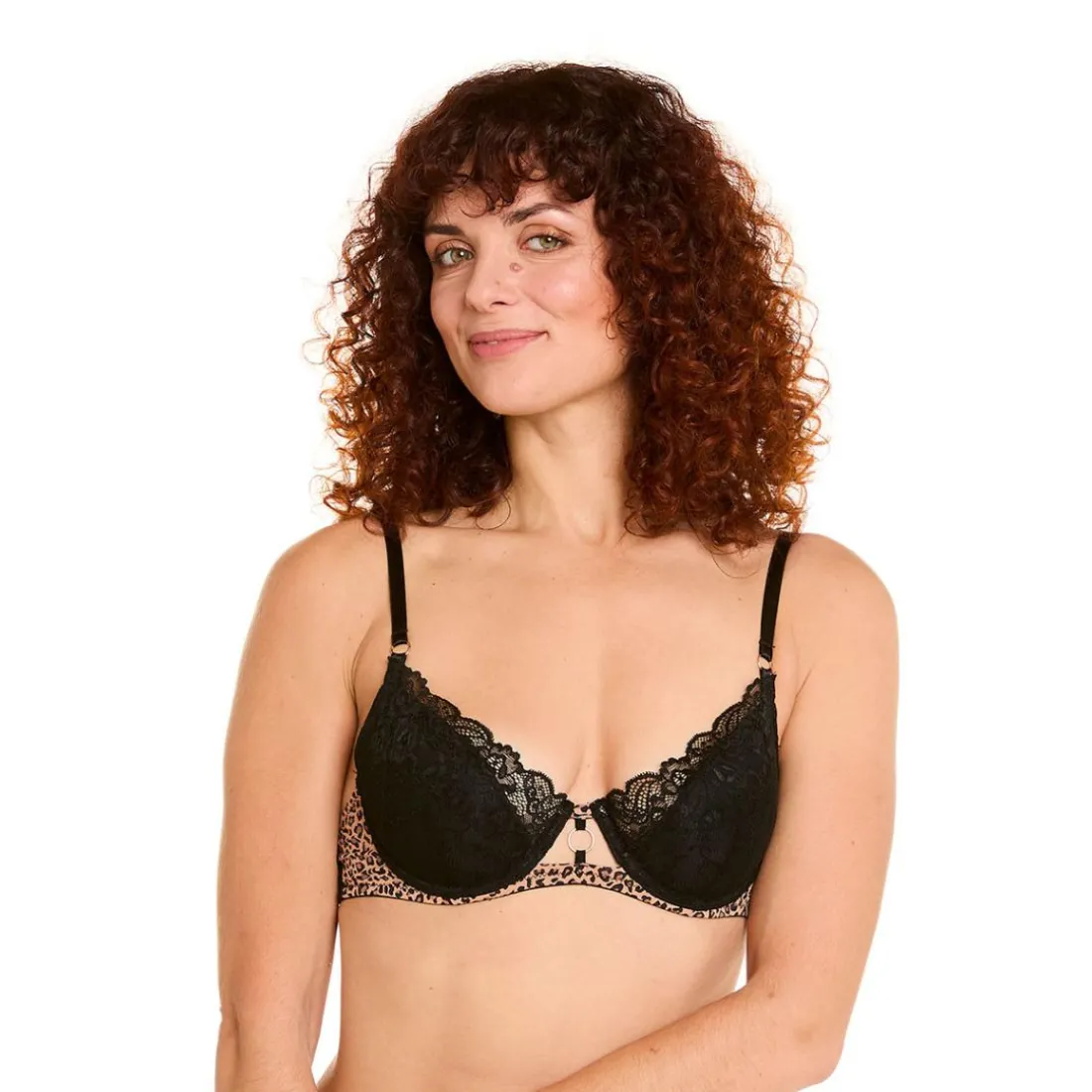 Soutien-gorge ampliforme coque moulée noir Samsara