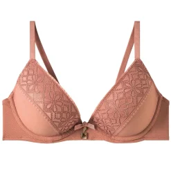 Soutien-gorge ampliforme coque moulée terracotta Palanquin marron
