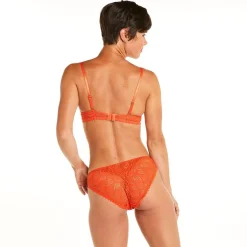 Soutien-gorge ampliforme coque moulée orange Sarong