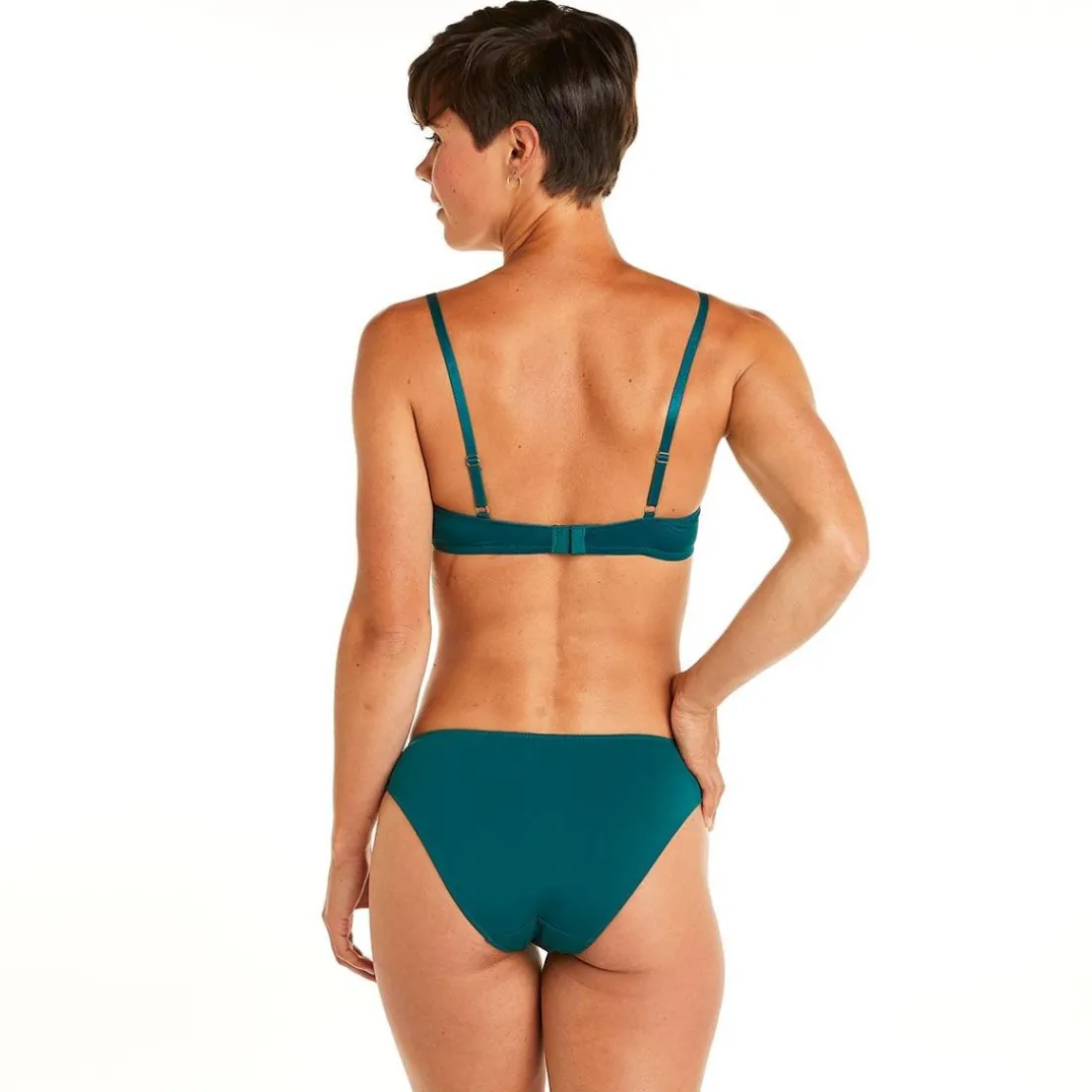 Soutien-gorge ampliforme coque moulée vert Impériale