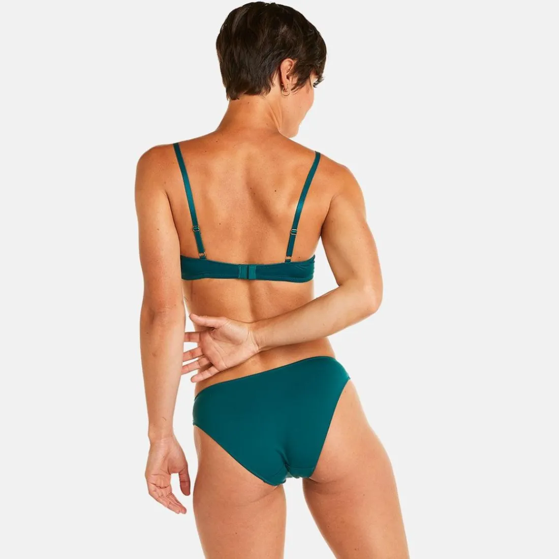Soutien-gorge ampliforme coque moulée vert Impériale