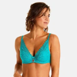Soutien-gorge Ampliforme Coque moulée - Turquoise