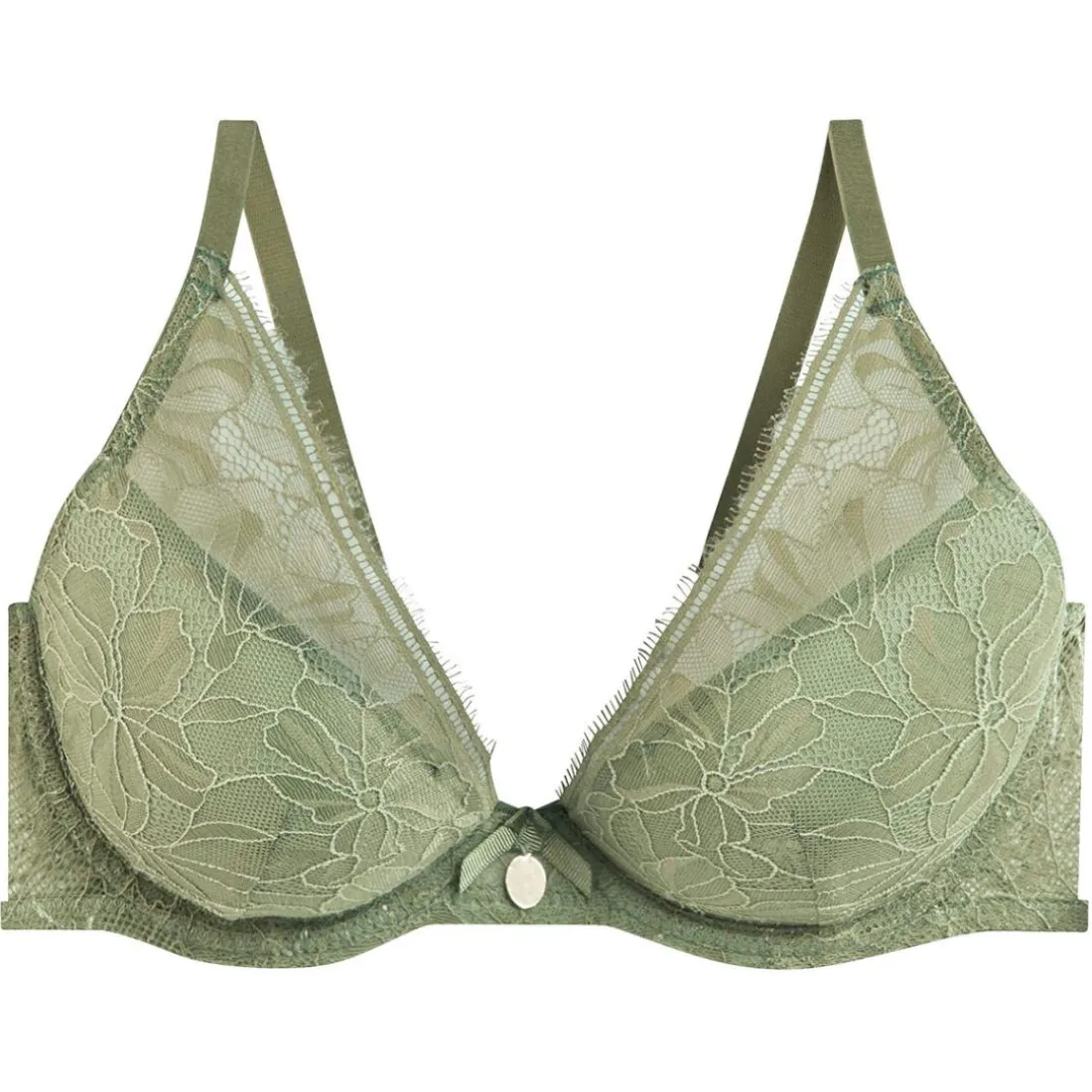 Soutien-gorge ampliforme coque moulée kaki Masque vert