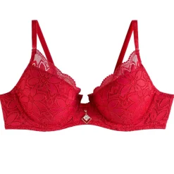 Soutien-gorge ampliforme coque moulée rouge Univers