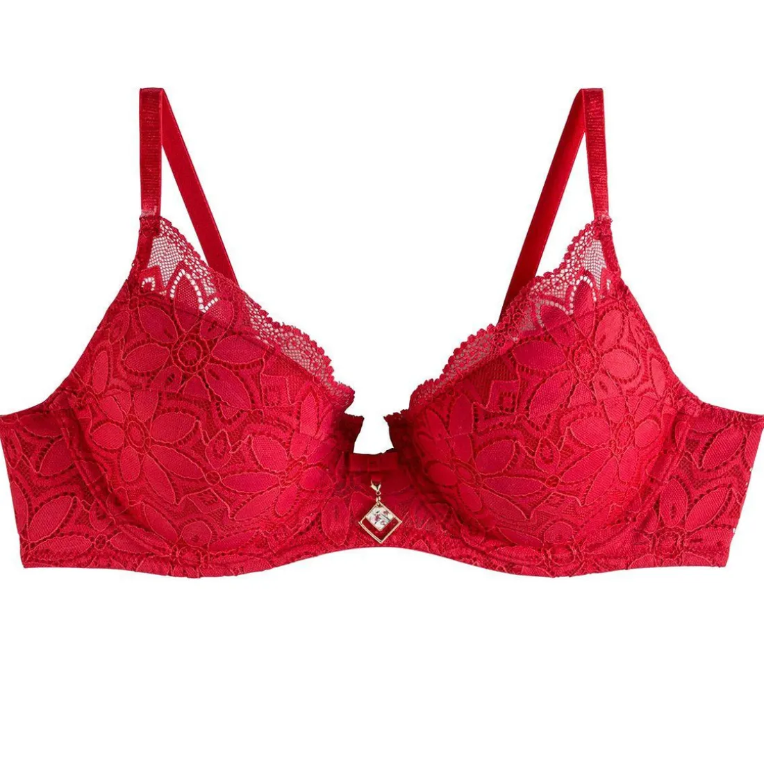 Soutien-gorge ampliforme coque moulée rouge Univers