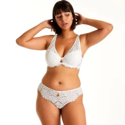 Soutien-gorge ampliforme coque moulée blanc Tsar