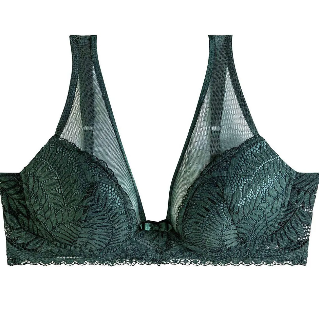 Soutien-gorge ampliforme coque moulée vert Ivresse
