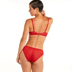 Soutien-gorge ampliforme coque moulée rouge Miracle
