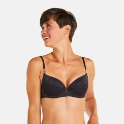 Soutien-gorge ampliforme coque moulée gris Paix