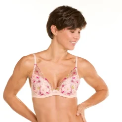 Soutien-gorge ampliforme coque moulée Rose