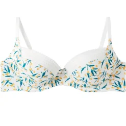 Soutien-gorge ampliforme coque moulée ivoire Ruche blanc