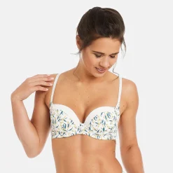 Soutien-gorge ampliforme coque moulée ivoire Ruche blanc