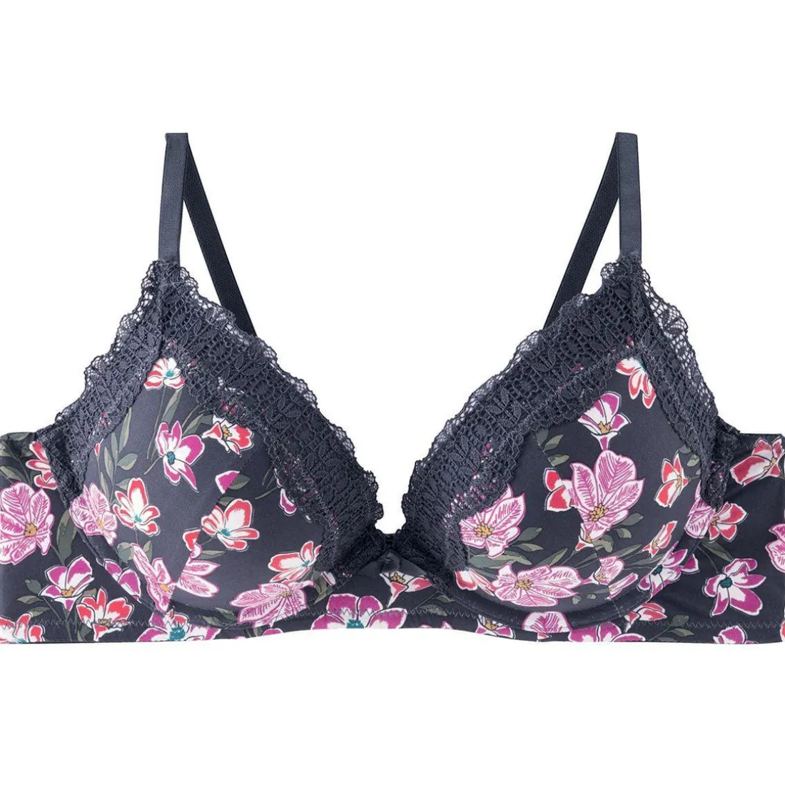 Soutien-gorge ampliforme coque moulée multico gris Tarot