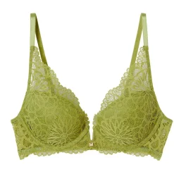 Soutien-gorge ampliforme coque moulée vert Fougère