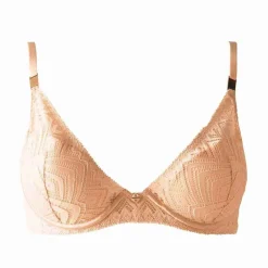 Soutien-gorge ampliforme coque moulée chair Nina beige