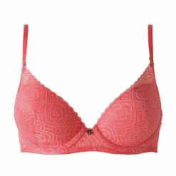 Soutien-gorge ampliforme coque moulée rose Gwen