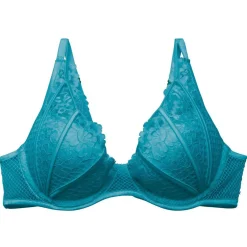 Soutien-gorge ampliforme coque moulée bleu Voltige vert