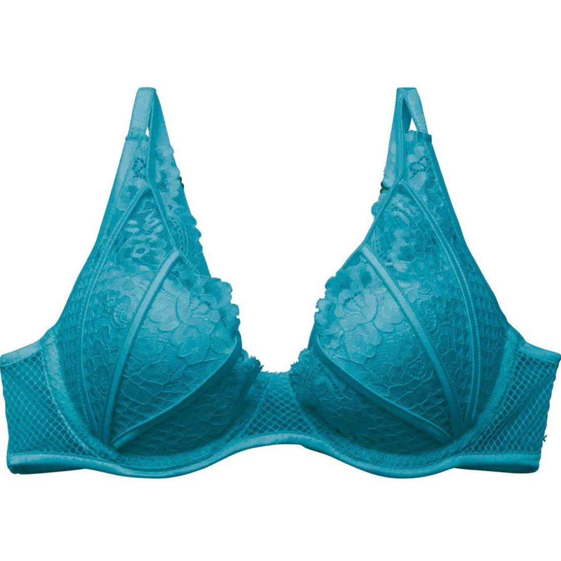Soutien-gorge ampliforme coque moulée bleu Voltige vert