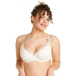 Soutien-gorge ampliforme coque moulée ivoire Gaïa beige