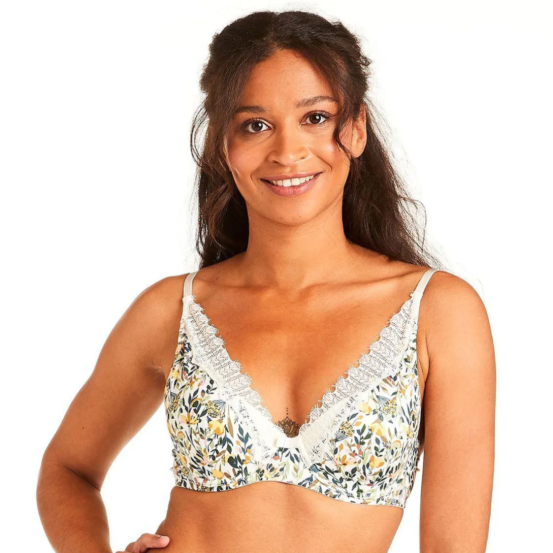 Soutien-gorge ampliforme ivoire Pamoison