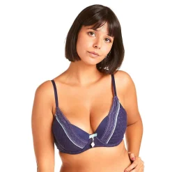 Soutien-gorge ampliforme marine Reveil