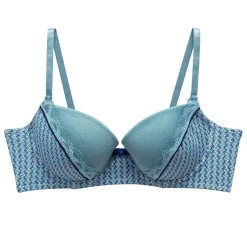 Soutien-gorge ampliforme turquoise Rose bleu